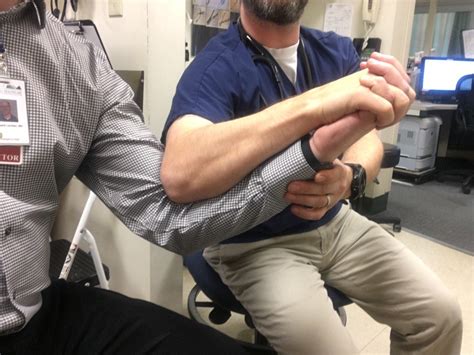 Simple elbow dislocation reduction technique | Antrim ED Meducation