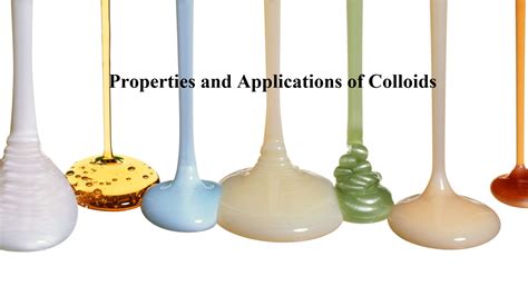 Properties and Applications of Colloids - ScienceMotive