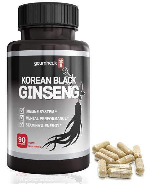 Himalayan Organic Korean Red Ginseng 1000mg For Men Supports Brain ...