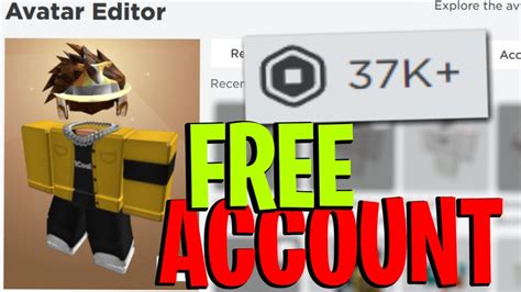 FREE RICH ROBLOX ACCOUNT (Giveaway) - YouTube