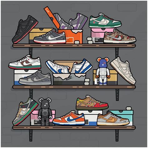 NIKE DUNK - Collections on Behance in 2021 | Cool nike wallpapers, Streetwear wallpaper, Nike art