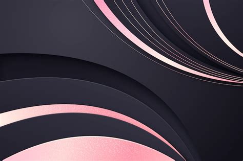 Free Vector | Gradient black and rose gold background