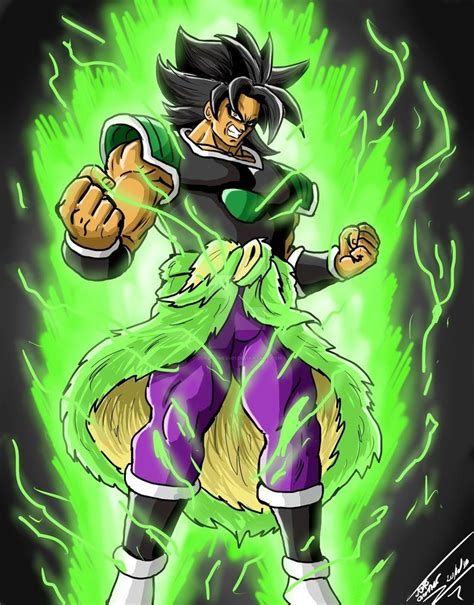 Broly The Legendary Super Saiyan | Dragon ball painting, Anime dragon ...