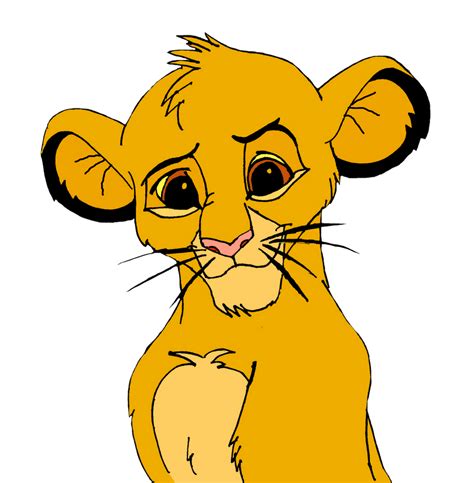 Simba cub colour by Purpledragongirl on DeviantArt