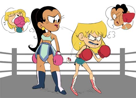 Lori Loud Vs Carlota Casagrande (BOXING) - COMM by HeroSmacker on DeviantArt