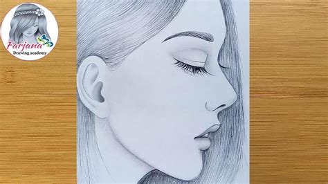 How to Draw a Girl (Side View) || Girl drawing || Pencil Sketch || Güzel Kız Yüzü Nasıl Çizilir ...