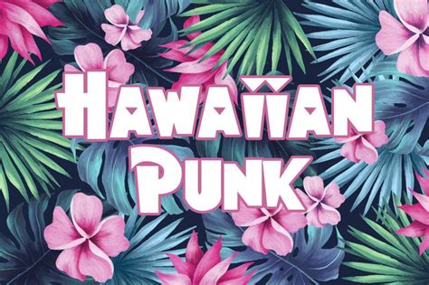 40+ Best Free and Premium Hawaiian Fonts | Punk font, Free font, Tiki font