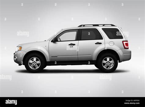 2008 Ford Escape XLT in Silver - Drivers Side Profile Stock Photo - Alamy