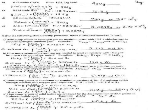 Chemistry 11 Answer Key on Gas Stoichiometry Worksheet | 1st grade math worksheets, 1st grade ...