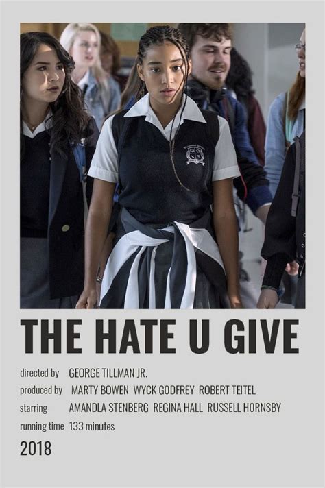 The Hate U Give Polaroid Poster | Film posters minimalist, Film posters ...