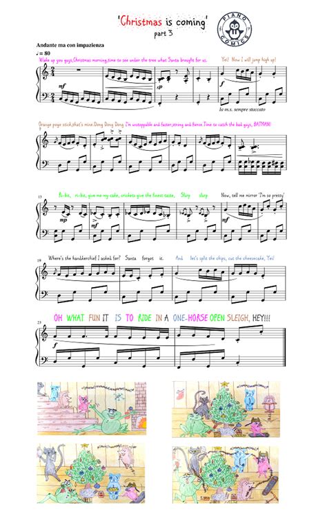 Christmas is coming pt.3 ‣ Piano Comics