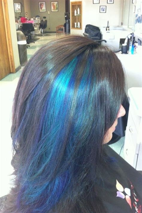 Black Hair With Blue Underneath - Closets N More