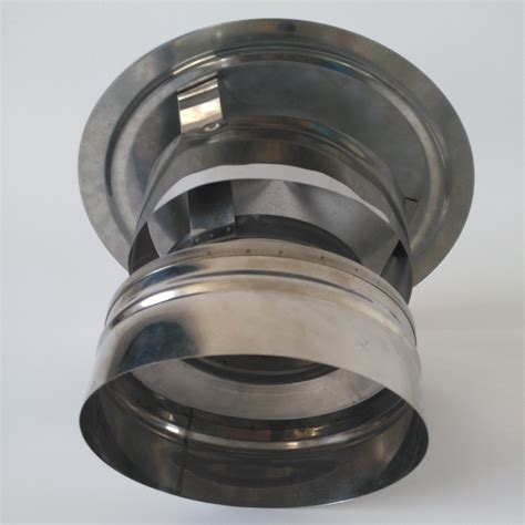 Stainless Chimney Flue Rain Caps , Flue Rain Cap For Fireplace Stove Pipe