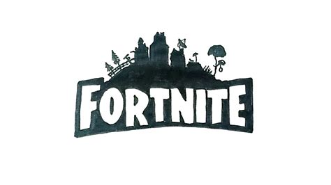 How To Draw The Fortnite Logo Fortnite Drawing Tutori - vrogue.co