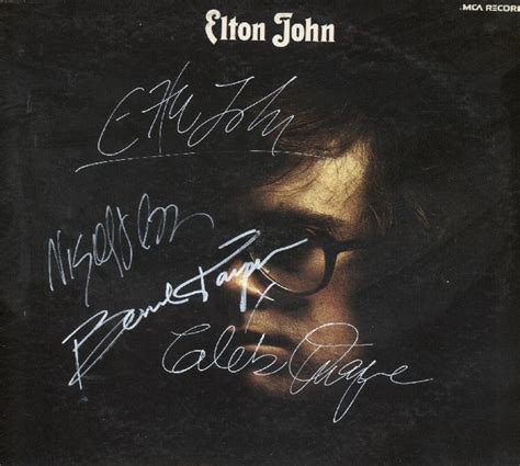 Elton John Band Autographed LP | Etsy