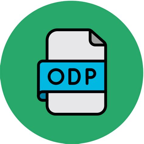 Odp file Generic color lineal-color icon