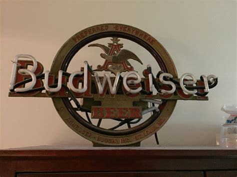 Vintage Anheuser Budweiser Neon Sign | Collectors Weekly