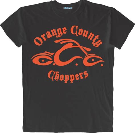 New Retro American Biker Orange County Choppers Motorcycle OCC T shirt S - 5XL