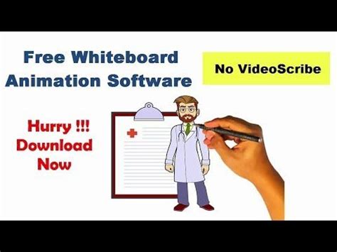 a person writing on a clipboard with the words free whiteboard animation software no videoscribe