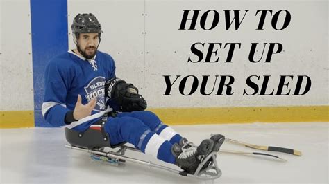 SLEDGE HOCKEY DRILLS AND SKILLS | SLED SETUP - YouTube