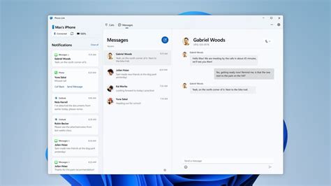 Microsoft's New Phone Link for iPhone Brings Messages, Calls and Notifications to Windows 11 - CNET