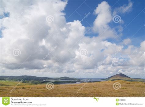 Landscape with Cloudy Sky Background Stock Image - Image of land, country: 6723641