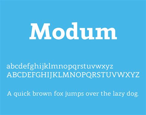 Modum Font Free Download - Free Fonts