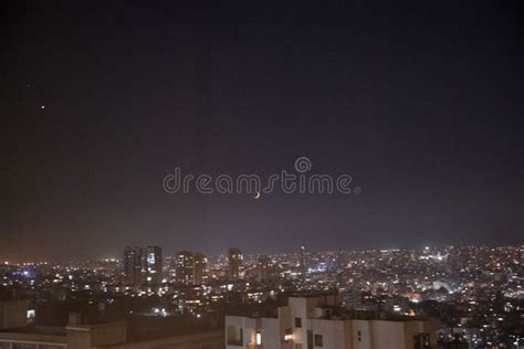 Beirut skyline at night stock image. Image of mediterranean - 231803565