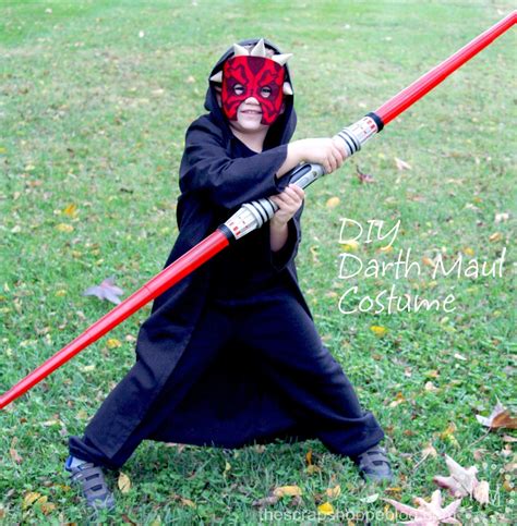 DIY Darth Maul & Yoda Costumes - The Scrap Shoppe