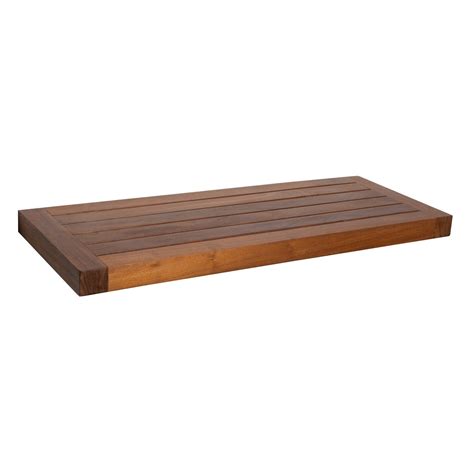 Aqua Teak Wall Shelf 24 in. Wide - Walmart.com