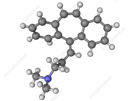 Cyclobenzaprine muscle relaxant molecule - Stock Image - F003/4949 - Science Photo Library