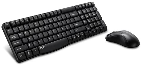 Rapoo Wireless Keyboard and Mouse Combo Images at Mighty Ape NZ