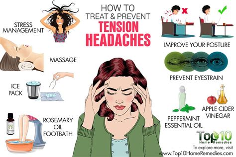 How to Treat and Prevent Tension Headaches | Top 10 Home Remedies