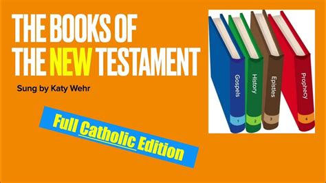 The Catholic Books of the New Testament Song - YouTube