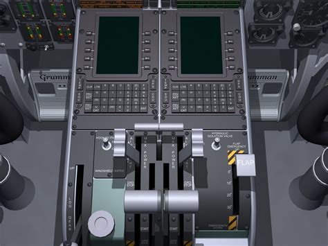 3d model e-2c hawkeye cockpit e-2