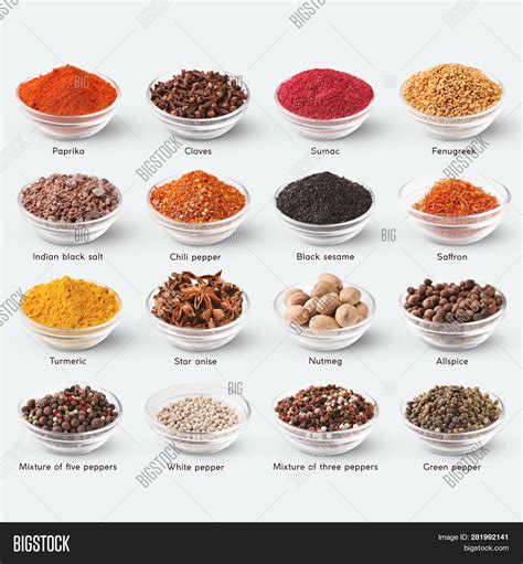 Various Seasonings Image & Photo (Free Trial) | Bigstock