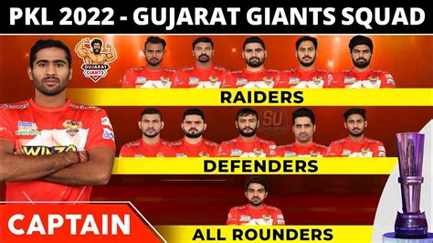 Gujarat Giants | Pro Kabbadi League,Match,Team,Players,Owner