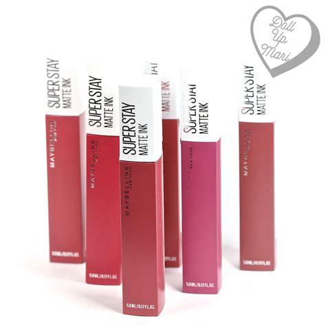 Maybelline Superstay Matte Lipstick Pink Shades | Lipstutorial.org