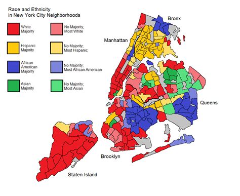 Race and Ethnicity in New York City Neighborhoods [1000X817] : r/MapPorn