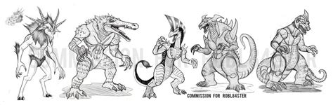 OC Kaiju Commissions by Silver-Ray on DeviantArt