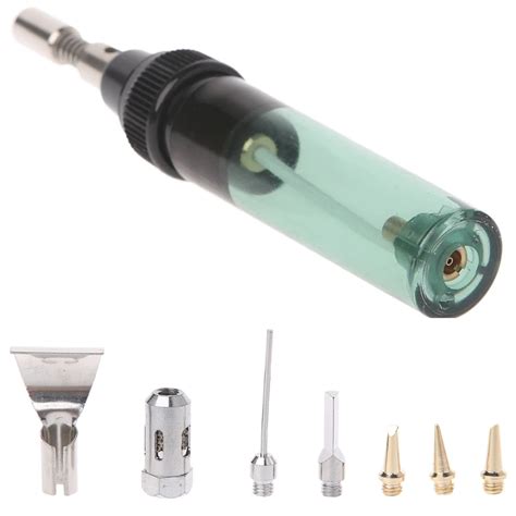 Butane Gas Soldering Iron Tips Set For Electric Blow Torch Gun Wireless Portable-in Electric ...