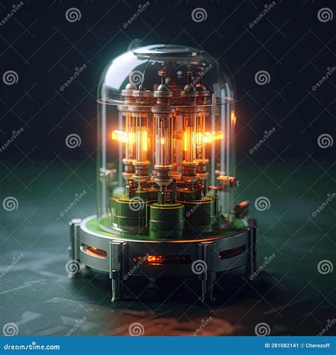 Micro Nuclear Reactor stock illustration. Illustration of particle ...