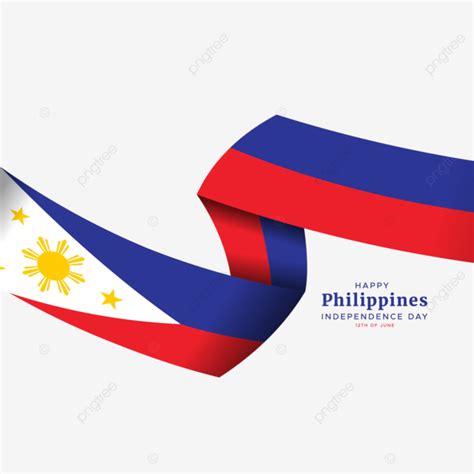 Philippine Independence Day Flag Banner Vector, Philippine Independence ...