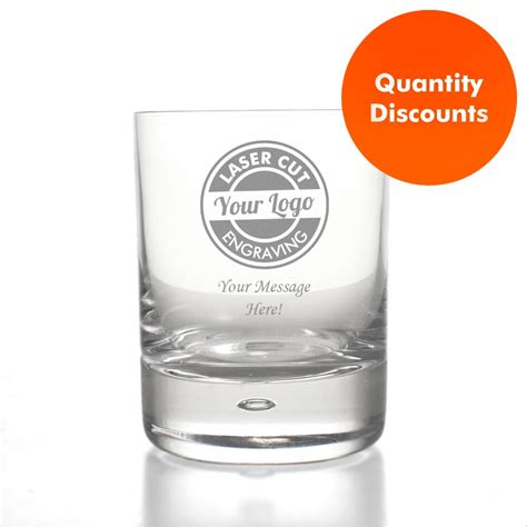 Logo Engraved Personalised Premium Dartington Whiskey Glass