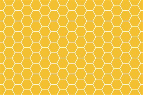 Yellow Seamless Honeycomb Pattern Graphic by CutePik · Creative Fabrica