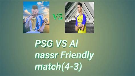 Psg Vs Al Nassr Score - Image to u