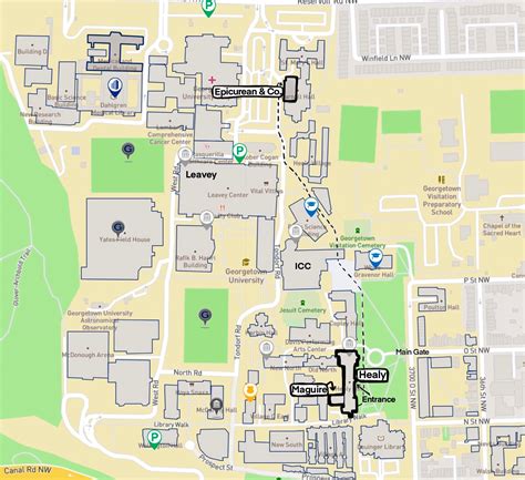 Georgetown University Campus Map Pdf