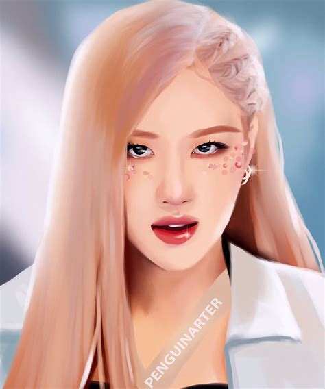 Descubrir 84+ imagen rose blackpink fan art - Viaterra.mx