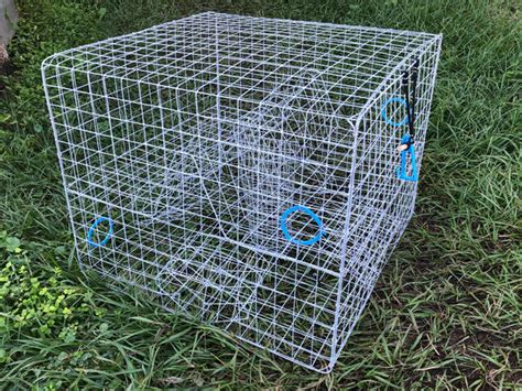 Blue Crab Trap - Galvanized or Vinyl Coated Wire Trap – Lee Fisher Fishing Supply