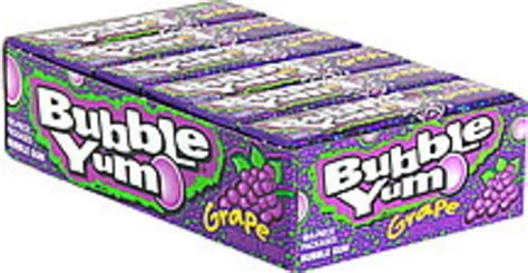 Bubble Yum Grape Bubble Gum - 18 ea, Nutrition Information | Innit